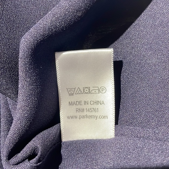 Parker Ruffled A-Line Mini Dress in Cosmic Fleur - Picture 6 of 6